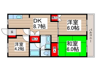 ペルデュールミキの物件間取画像